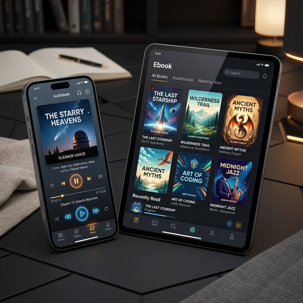 Dispositivos móviles con ebooks